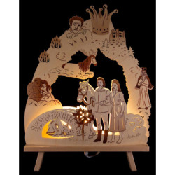 Dekoleuchter & 8222 Das singende, klingende Bäumchen& 8220  - 30×41 cm (mit LED)