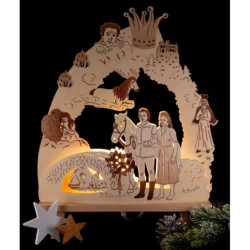 Dekoleuchter & 8222 Das singende, klingende Bäumchen& 8220  - 30×41 cm (mit LED)