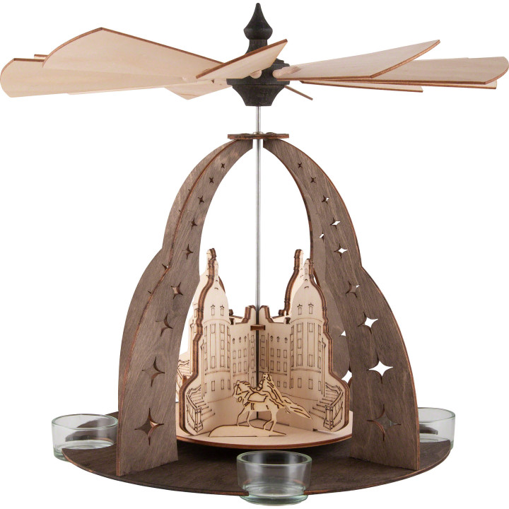 1-stöckige Pyramide "Drei Haselnüsse für Aschenbrödel" - 30 cm