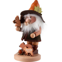 Smoker - Gnome Wild Animal Lover - 33,5 cm / 13.2 inch
