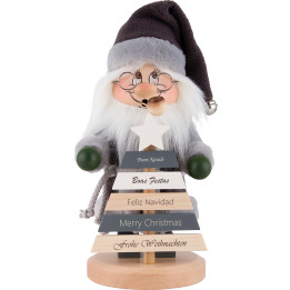 Smoker - Gnome "Merry Christmas" - 30 cm / 11.8 inch