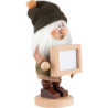 Smoker - Dwarf With Picture Frame - 29,5 cm / 11.6 inch