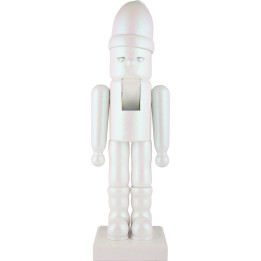 Nutcracker - Mica Santa White - 49,5 cm / 19.5 inch