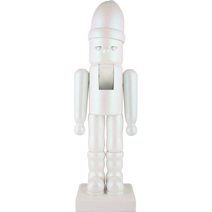 Nutcracker - Mica Santa White - 49,5 cm / 19.5 inch