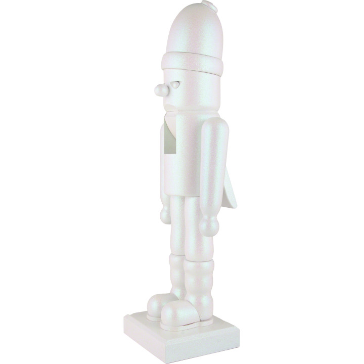Nutcracker - Mica Santa White - 49,5 cm / 19.5 inch