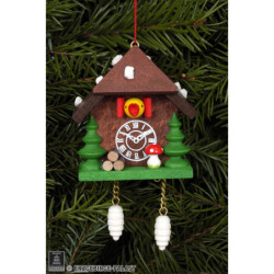 Christbaumschmuck Kuckucksuhr - 5,8 cm