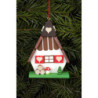 Tree Ornament - Witch House - 5,2x7,2 cm / 2x3 inch