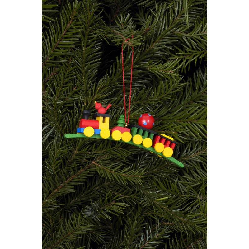 Christbaumschmuck Geschenkeisenbahn - 10,4x3,0 cm