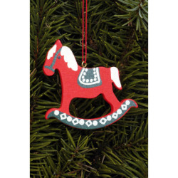 Christbaumschmuck Pferd gross - 6,2x6,5 cm