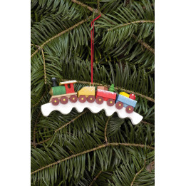 Christbaumschmuck Eisenbahn - 11,0x4,1 cm