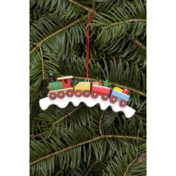 Christbaumschmuck Eisenbahn - 11,0x4,1 cm