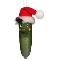 Christbaumschmuck Gurke - 12 cm