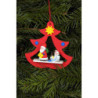 Christbaumschmuck Nikolaus im Baum - 7,2x7,1 cm