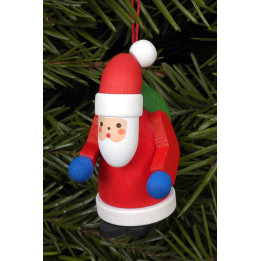 Christbaumschmuck Weihnachtsmann - 2,5x5,0 cm