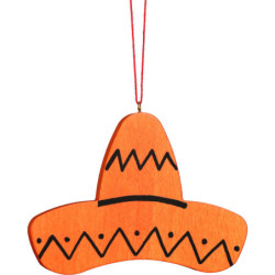 Christbaumschmuck Sombrero Hut - 6 cm