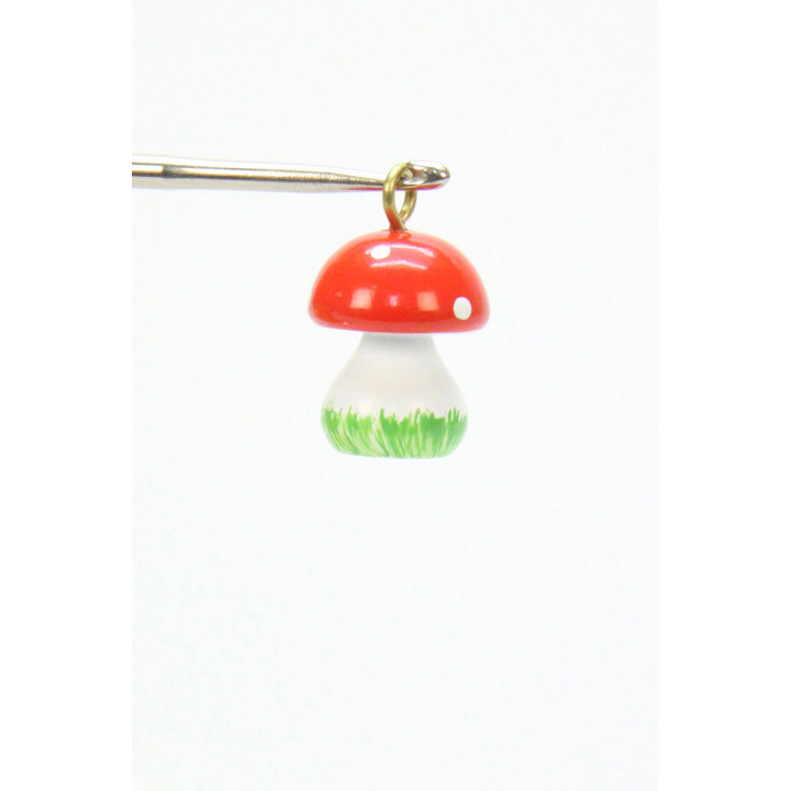 Christbaumschmuck Minipilz - 1,0x1,5 cm