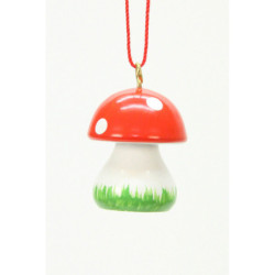 Tree Ornament - Mushroom - 1,8x2,4 cm / 1x1 inch