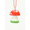 Christbaumschmuck Pilz mittel - 1,8x2,4 cm