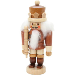 Nussknacker Mini König natur - 10,5 cm