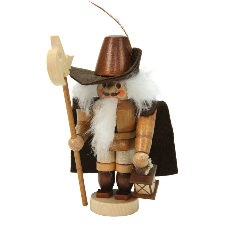 Nussknacker Mini Nachtwächter natur - 12,0 cm