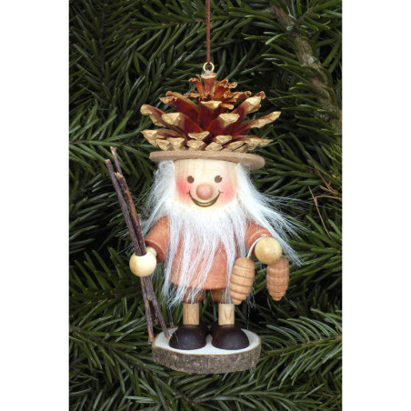 Tree Ornament - Coneman Natural - 10,5 cm / 4 inch