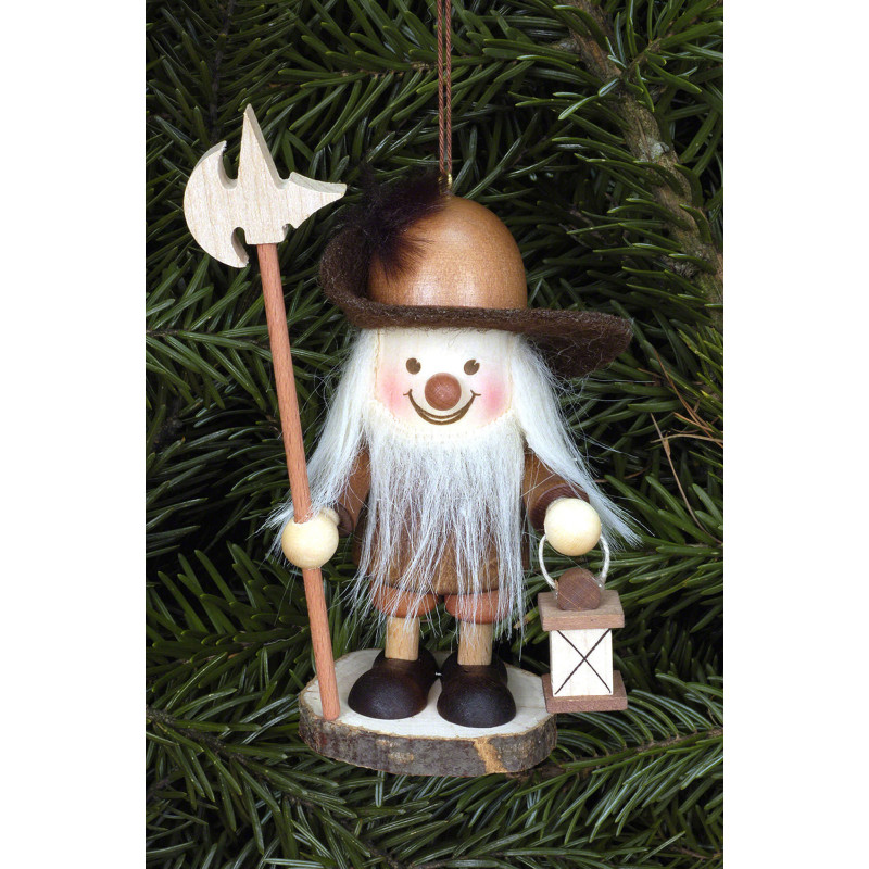 Christbaumschmuck Strolch Nachtwächter natur - 9,6 cm