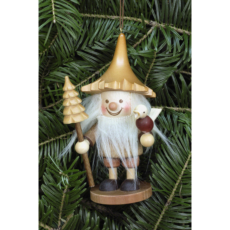 Christbaumschmuck Strolch Baumwichtel natur - 12 cm
