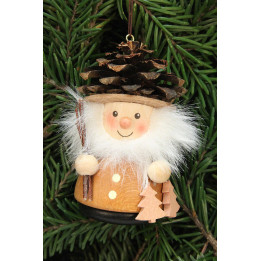 Tree Ornament - Teeter Man Cone Man Natural - 8,0 cm / 3.1 inch