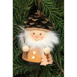 Tree Ornament - Teeter Man Cone Man Natural - 8,0 cm / 3.1 inch