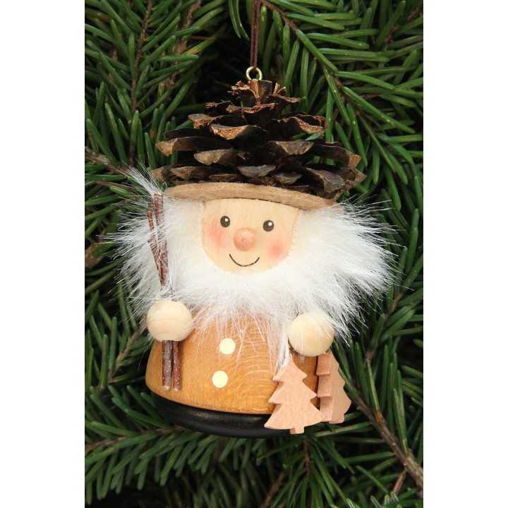 Tree Ornament - Teeter Man Cone Man Natural - 8,0 cm / 3.1 inch
