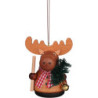 Tree Ornament - Teeter Man Moose Natural - 7,5 cm / 3 inch