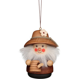 Tree Ornament - Teeter Man - Beekeeper - Natural - 8 cm / 3.1 inch