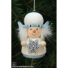 Christbaumschmuck Wackelmännchen Schneeflöckchen - 7,7 cm
