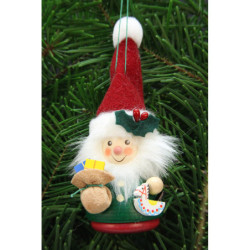 Christbaumschmuck Wackelmännchen Weihnachtsmann - 12,5 cm