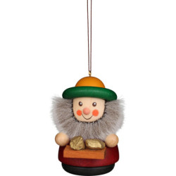 Christbaumschmuck Wackelmännchen Kaspar - 7 cm