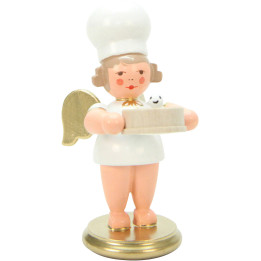 Bäckerengel mit Mehlsieb - 7,5 cm