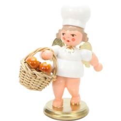 Bäckerengel mit Brotkorb - 7,5 cm