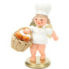 Bäckerengel mit Brotkorb - 7,5 cm