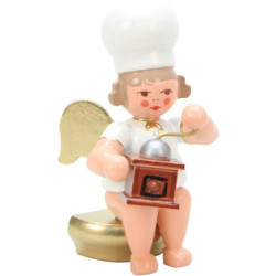Baker Angel with Coffeemill - 7,5 cm / 3 inch