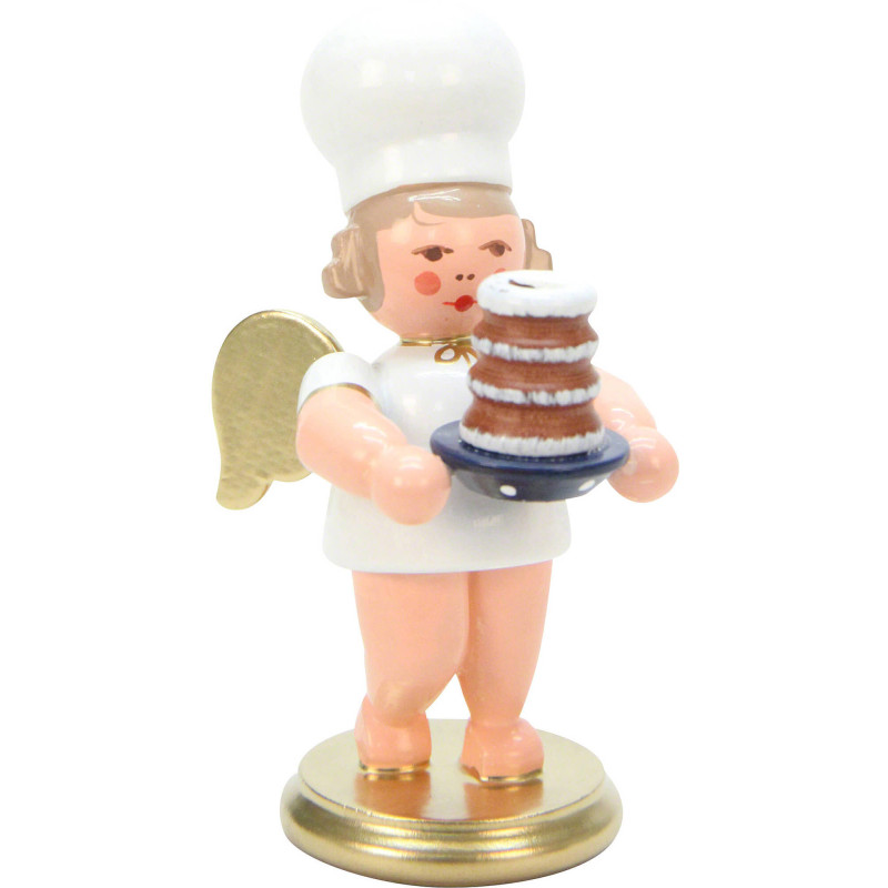 Baker Angel with Cake - 7,5 cm / 3 inch
