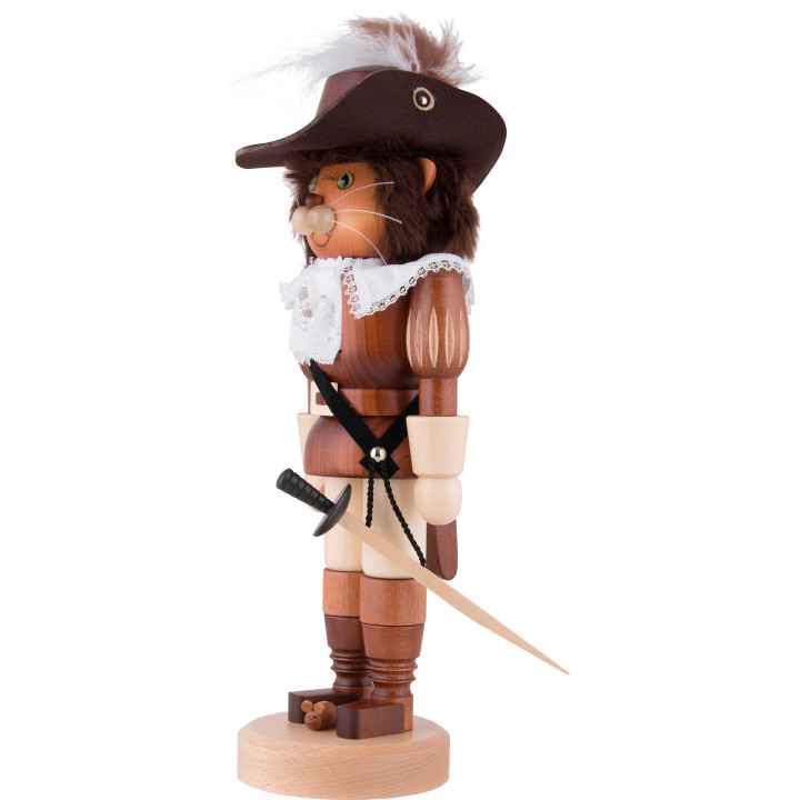 Nutcracker - Puss in Boots Natural Wood - 37,5 cm / 15 inch