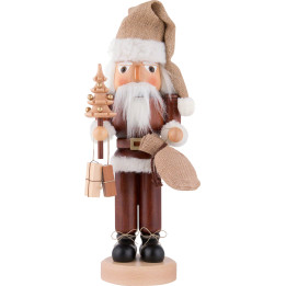 Nussknacker Weihnachtsmann natur - 40,5 cm