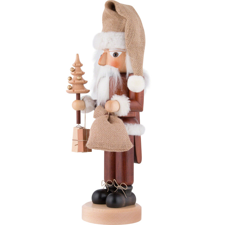 Nussknacker Weihnachtsmann natur - 40,5 cm