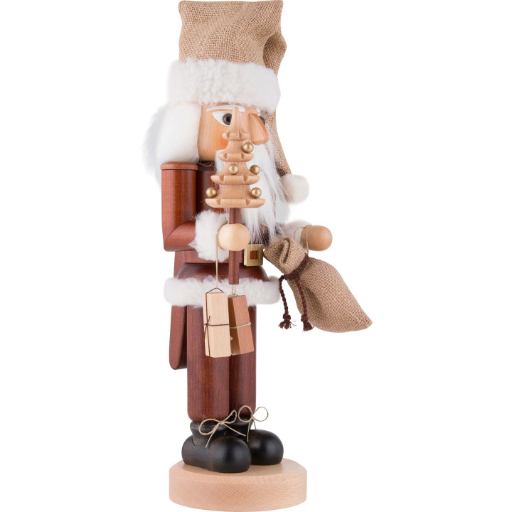 Nussknacker Weihnachtsmann natur - 40,5 cm