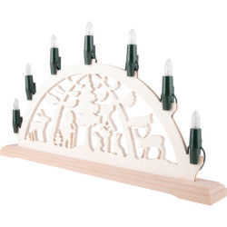 NARVA Candle Arch Chain with 7 Tapered Bulbs