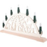 NARVA Candle Arch Chain with 7 Tapered Bulbs