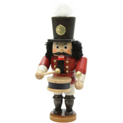 Nussknacker Trommler lasiert - 18,5 cm