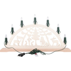 NARVA Candle Arch Chain with 7 Tapered Bulbs