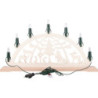NARVA Candle Arch Chain with 7 Tapered Bulbs