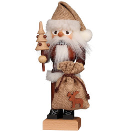 Nussknacker Weihnachtsmann natur - 26 cm